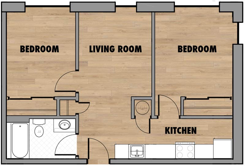 2 Bedroom