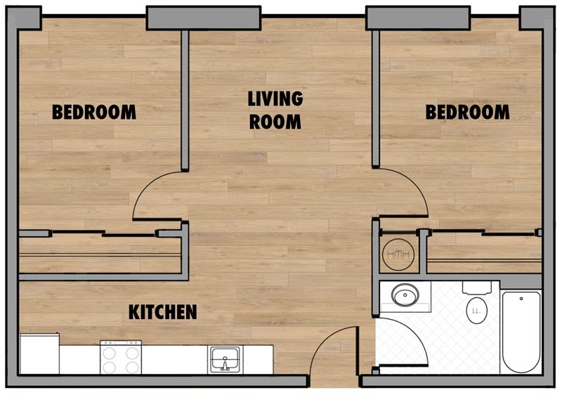 2 Bedroom